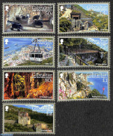 Gibraltar 2017 Upper Rock Nature Reserve 7v, Mint NH, History - Transport - Various - Geology - Cableways - Tourism - .. - Other (Air)
