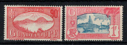 Guadeloupe - YV 113 & 114 N* MH , Cote 8,75 Euros - Unused Stamps