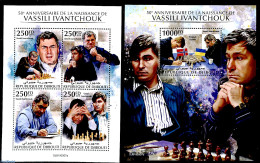 Djibouti 2019 Chess 2 S/s, Mint NH, Sport - Chess - Schach