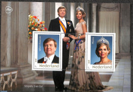 Netherlands - Personal Stamps TNT/PNL 2019 King And Queen S/s, Mint NH, History - Kings & Queens (Royalty) - Königshäuser, Adel
