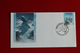 1988 Australia Bicentennial Everest Expedition Mint Stationery Fdc Mountaineering Escalade Alpinisme - Escalade