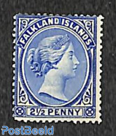 Falkland Islands 1894 2.5d, Dark Ultramarin, Stamp Out Of Set, Unused (hinged) - Other & Unclassified