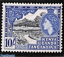 East Africa 1954 10sh, Stamp Out Of Set, Mint NH - Autres & Non Classés