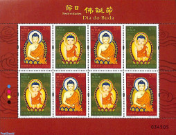 Macao 2021 Buddha Anniversary M/s, Mint NH, Religion - Religion - Nuevos