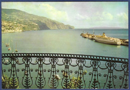 Madeira - Funchal, Vista Do Porto. Paquete No Cais -|- Paquebot - Madeira