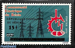 Benin 1985 Overprint 15f On 40f, Mint NH, Science - Telecommunication - Ungebraucht