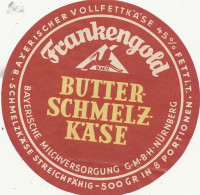 G G 514  ETIQUETTE DE FROMAGE- FRANKENGOLD  BUTTER SCHMELZ  KASE - Cheese