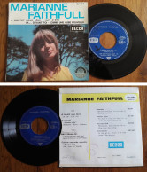 RARE EP 45t BIEM 7" MARIANNE FAITHFULL «A Bientôt Nous Deux» FRANCE, 1-1966 - Collectors