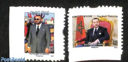 Morocco 2023 King 2v S-a (from Booklet), Mint NH, History - Kings & Queens (Royalty) - Royalties, Royals