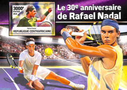 Central Africa 2016 Rafael Nadal S/s, Mint NH, Sport - Tennis - Tennis