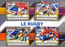 Central Africa 2016 Rugby 4v M/s, Mint NH, Sport - Rugby - Rugby