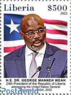 Liberia 2023 President Of The Republic Of Liberia, Mint NH, History - Politicians - Autres & Non Classés