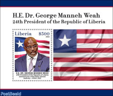 Liberia 2023 President Of The Republic Of Liberia, Mint NH, History - Politicians - Autres & Non Classés