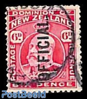 New Zealand 1910 6d, Used, Official, Used Or CTO - Gebraucht