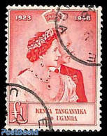 East Africa 1948 1pound, Used, Used Or CTO, History - Kings & Queens (Royalty) - Königshäuser, Adel