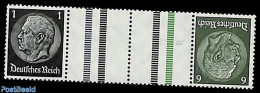 Germany, Empire 1940 1+6pf Tete Beche Tab Pair, Mint NH - Nuovi