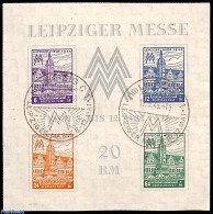 Germany, DDR 1946 Leipziger Messe S/s, With Special Fair Cancellation, Used Or CTO - Gebraucht