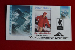 1988 Australia Bicentennial Special Conquerors Of Everest Stationery Peter Hillary Mountaineering Escalade Alpinisme - Klimmen