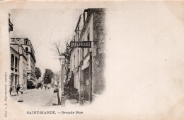 C P A  - 94 -  ST MANDE  -       Grande Rue - Saint Mande