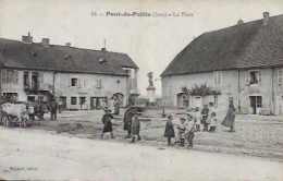 Pont De Poitte La Place Carte En Très Bonne état - Autres & Non Classés