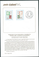 Italia 1994 ; Bollettino Ufficiale Delle Poste Italiane: EUROPA. Premi Nobel Italiani. - 1991-00: Mint/hinged