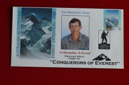 1988 Australia Bicentennial Special Conquerors Of Everest Stationery T Macartney-Snape Mountaineering Escalade Alpinisme - Bergsteigen