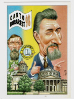 BUCHAREST -  CARICATURAS - Lions Club Bucuresti Decan...-Carto 98 Bucarest( Ed.Colectionarului Nº008/1998)carte Postale - Roumanie