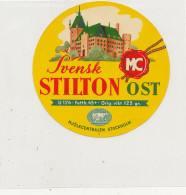 G G 517  ETIQUETTE DE FROMAGE- SVENSK STILTON   OST  STOCKHOLM - Fromage