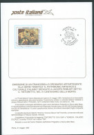 Italia 1994 ; Bollettino Ufficiale Delle Poste Italiane: 4° Centenario Morte Del Tintoretto. - 1991-00: Neufs