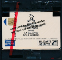 Télécartes France - Publiques N° Phonecote F84 - Enfance Et Partage Garçon (50U - NSB) - 1989