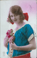 Cc633 Cartolina Fotografica Coloraise Tematica Donne Donnina  Lady Woman - Autres & Non Classés