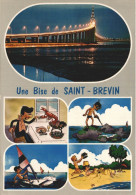 44 UNE BISE DE SAINT-BREVIN LE PONT DE SAINT-NAZAIRE DESSINS HUMORISTIQUES - Saint-Brevin-les-Pins