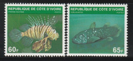 COTE D'IVOIRE - N°510A/B ** (1979) Faune Marine - Ivory Coast (1960-...)