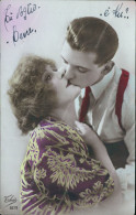 Cc682 Cartolina Fotografica Coloraise Tematica Innamorati Couple Coppia Amore - Paare