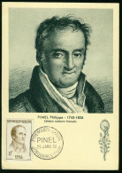 Mk France Maximum Card 1958 MiNr 1178 | French Doctors, Dr. Philippe Pinel #max-0134 - 1950-1959