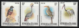 COTE D'IVOIRE - N°565A/D ** (1980) Oiseaux - Côte D'Ivoire (1960-...)