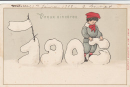 Passage A 1903 Bonhomme De Neige - Autres & Non Classés