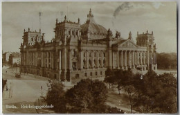 Germany 1928 Postcard Photo Reichstag Building In Berlin Sent To Curitiba Brazil Editor I W.B. No.73 Stamp Immanuel Kant - Tiergarten