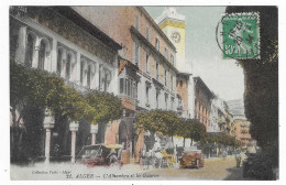 CPA COLORISEE ALGER, L'ALHAMBRA ET LES GALERIES, ALGERIE - Algiers