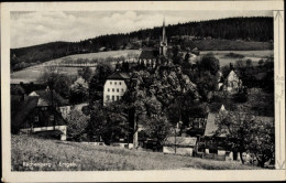 CPA Rechenberg Bienenmühle Erzgebirge, Ortsansicht, Kirchturm - Otros & Sin Clasificación