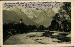CPA Garmisch Partenkirchen In Oberbayern, Alpspitze, Loisach, Wakenstein, Zugspitze - Other & Unclassified