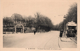 C P A  - 94 -  ST MANDE  -   Avenue  Daumesnil  Et La Demi Lune - Saint Mande