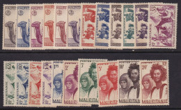 MAURITANIE - La Série De 1938 LUXE - Neufs