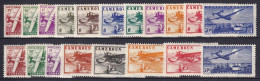 CAMEROUN - Les 2 Séries De 1941 Et 43/4 LUXE - Airmail