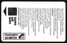 Télécartes France - Publiques N° Phonecote F87 - Composants - Avant-Musée (50U - Neuve) - 1989