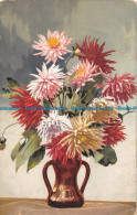 R161089 Old Postcard. Flowers In Vases. Photochromie - Monde