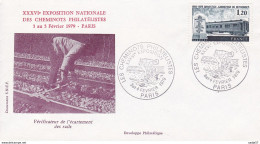 France:1979 XXXVIe Exposition Nationale Des Cheminots Philatelistes Vérificateur Rails - Trains