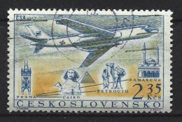 Ceskoslovensko 1957 Plane Y.T. A46 (0) - Used Stamps