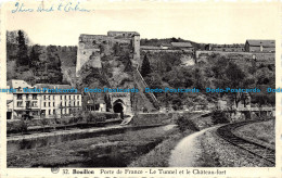R160250 Bouillon. Porte De France. Le Tunnel Et Le Chateau Fort. Albert. 1954 - Monde