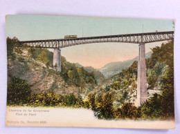 SUISSE : Pont Du Fenil - Chemins De Fer Gruyériens - Trains